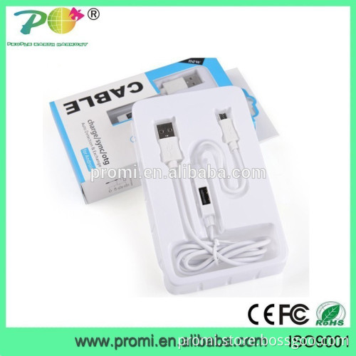 New Arrival High quality Mini USB Cable usb multi charge cable